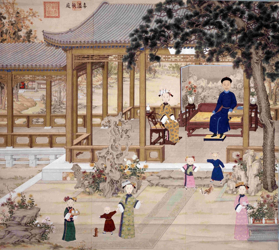香港故宮圓明園特展-喜溢秋庭圖