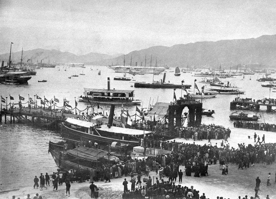 1900年代落成初期的中環卜公碼頭